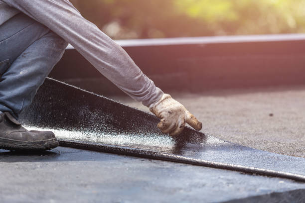 Professional Waterproofing technician working in Darien, IL
